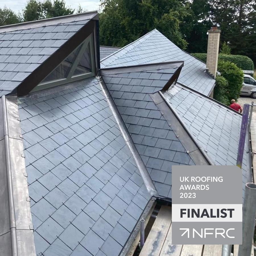 Proud to be a Finalist in the 2023 UK Roofing Awards for 2 Projects
