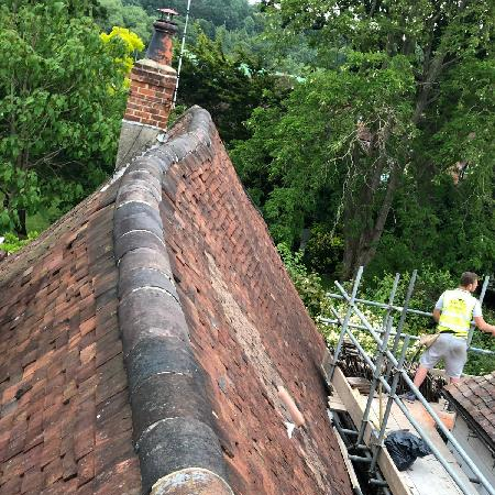 Grade II listed roof in Hampshire