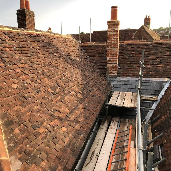 Grade II listed roof in Hampshire