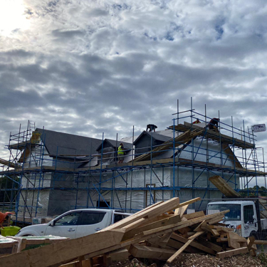 New Panel Roof in the English Countryside