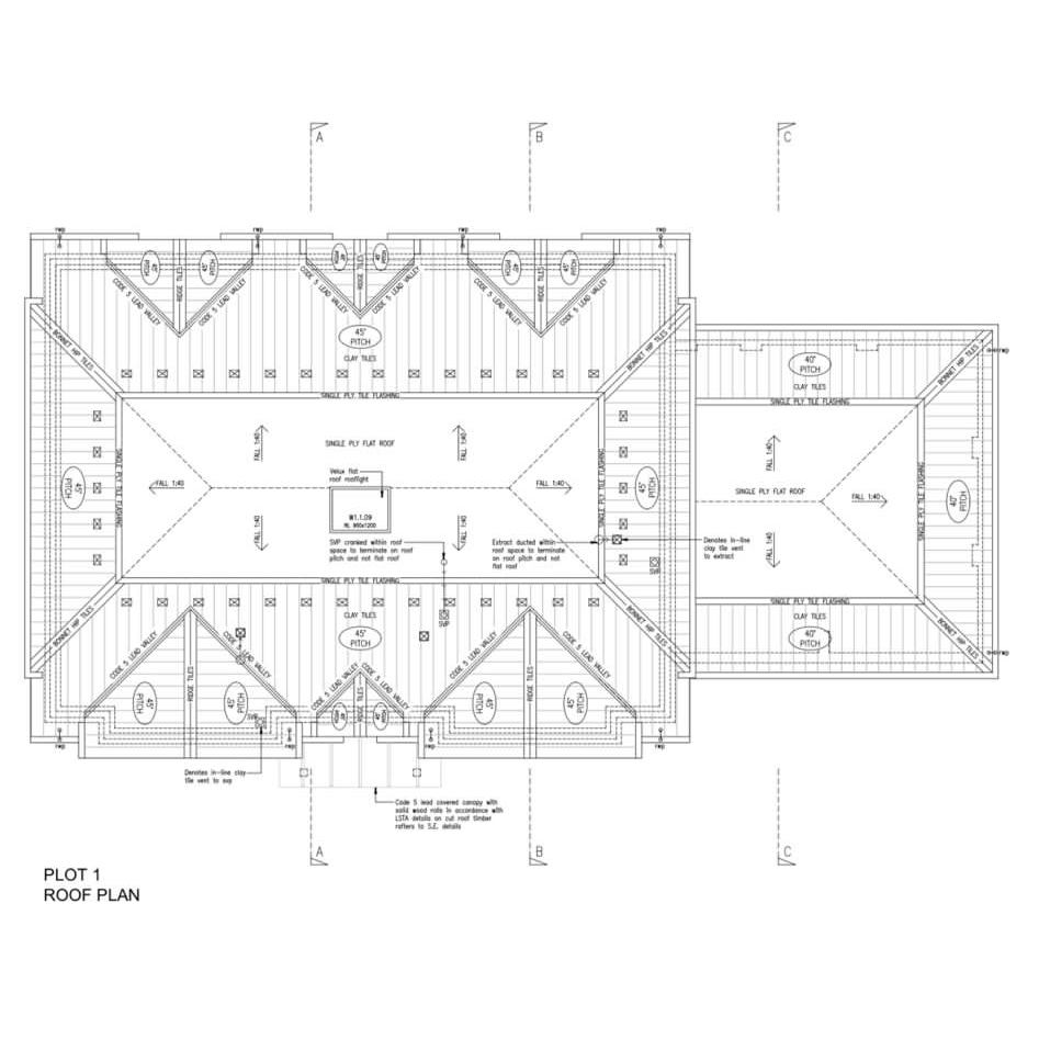 Roofing for High End New Build Units